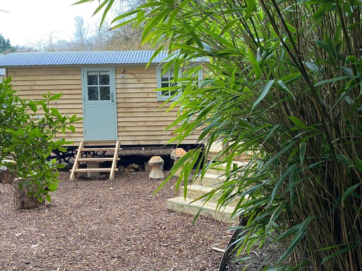 Chez Maurice Luxury Shepherds Hut With Bath And Hot Tub Kelling Exterior photo